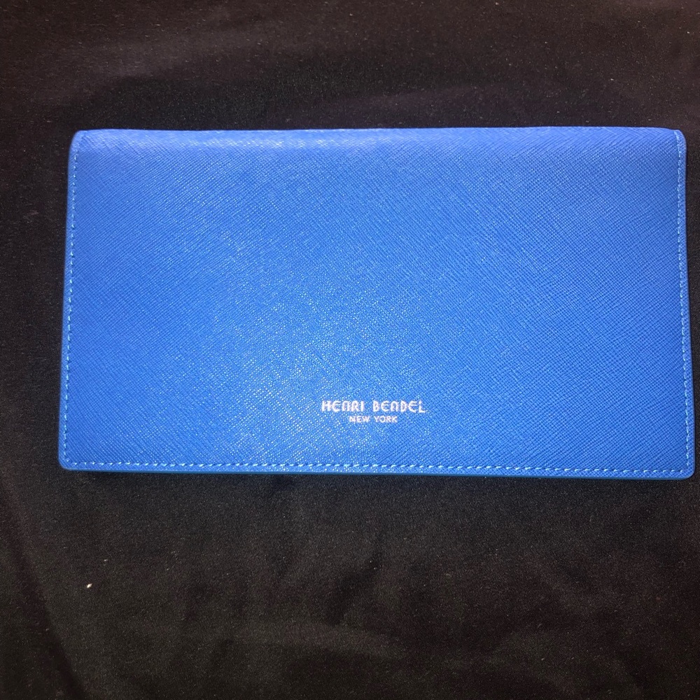 NEW Blue Henri Bendel Wallet